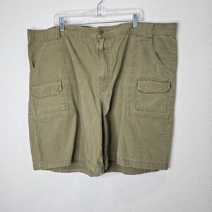 Cabela's Mens Cargo Shorts 7-Pocket Hiker‎ Size 48 Relaxed Fit Outdoor Brown